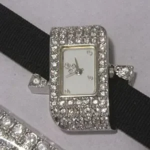 SUZANNE SOMERS INTERCHANGEABLE WATCH/ SWAROVSKI CRYSTAL BRACELET/WATCH BAND NWB Suzanne Somers vintage watch bracelet combo. | Mercari main image 2